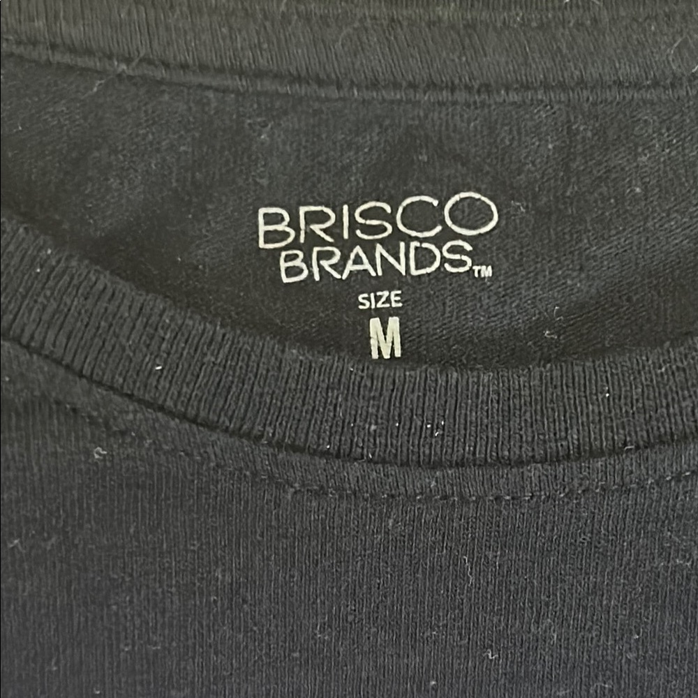 Brisco Brands Girls Anime Black Graphic Kids Tee Size M - Picture 5 of 6